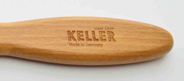 Haarbürste Paddle Buchenholz mit Kunststoffstifte mit Noppen Bürstenfabrik Keller